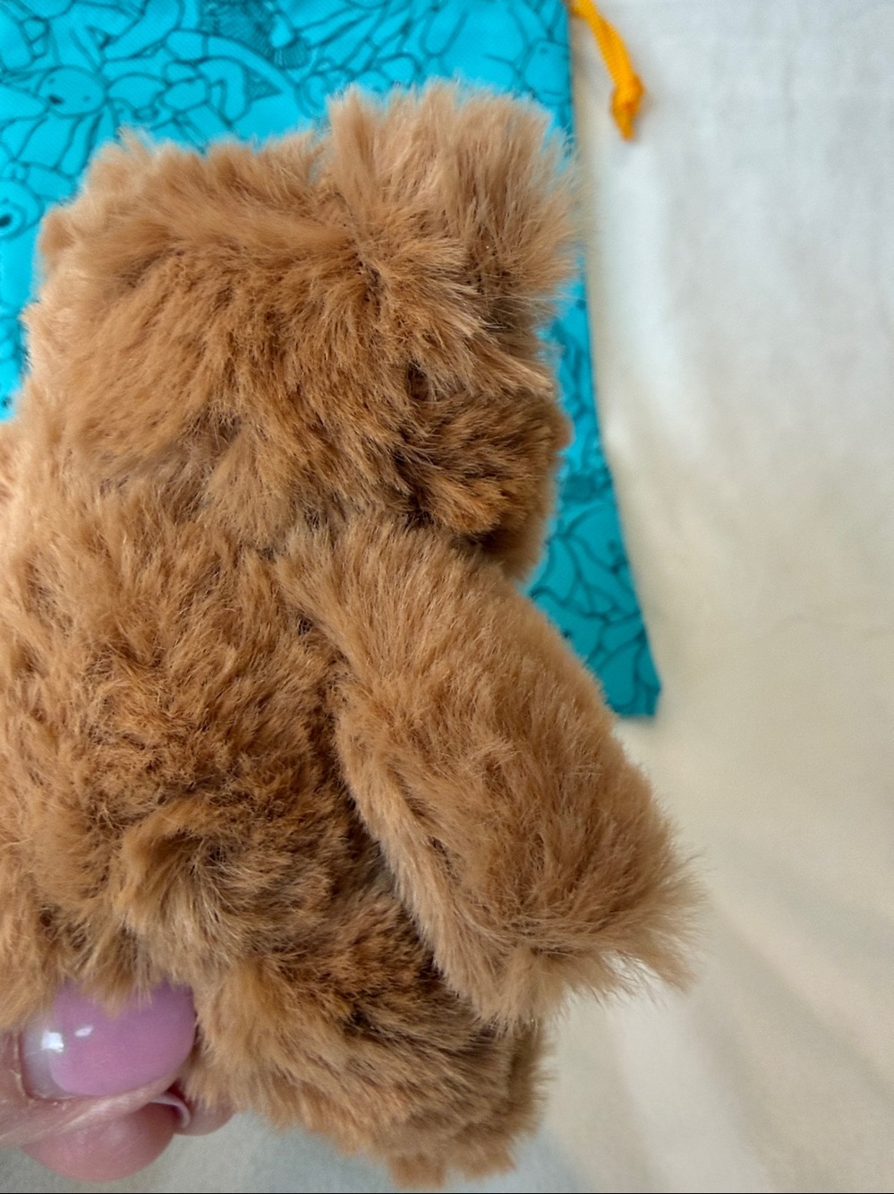 Jellycat Bartholomew Bear Keychain Plush Mini Bag Charm Brown Soft Cute Gift - Picture 5 of 6